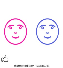 emoticons, emotions, icon, vector illustration EPS 10