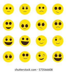 Emoticons - face expressions - variation of different emoticon 