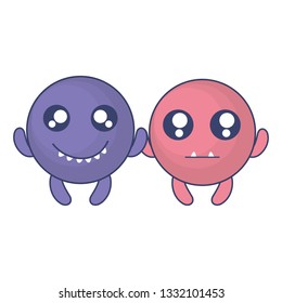 emoticons faces with crazy teeth couple characters
