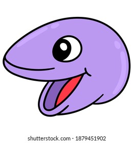 emoticons of happy laughing facial expressions, doodle icon image. cartoon caharacter cute doodle draw