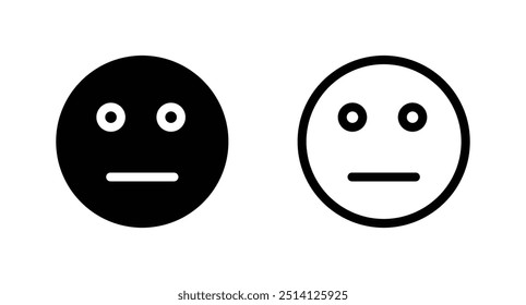 Ícone Emoticons. Emoji faces ícone vetor