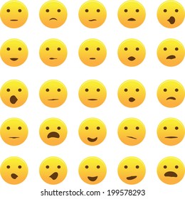 emoticons icon set