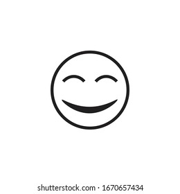 Icono de emoticonos diseño de ilustración vectorial 