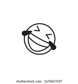 Icono de emoticonos diseño de ilustración vectorial 