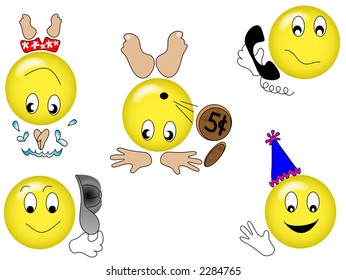 Emoticons Including 