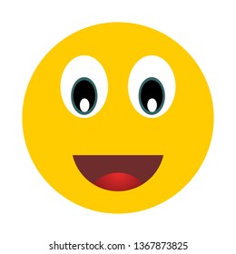 emoticons laugh in yellow