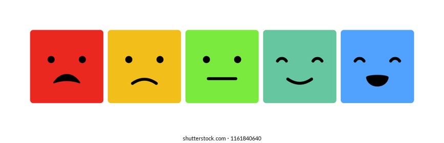 Emoticons mood scale