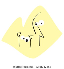 Emoticons Picture. Vector illustration, eps