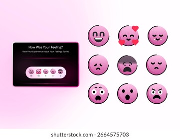 Emoticons para Aplicativo de Iu de Classificação