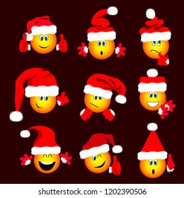 Emoticons Santa Claus