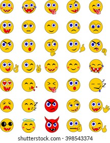 Emoticons set