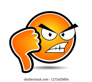 emoticons show thumbs down