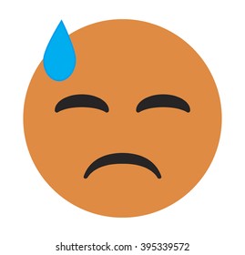 Emoticons. Smileys icons set yellow color. Emoji face vector on white background