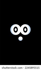 emoticons surprised simple and unique wallpaper
