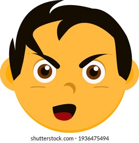 emoticons of unique and funny serious face characters