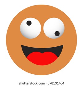 Emoticons.Smileys icon yellow color.Emoji face vector on white background