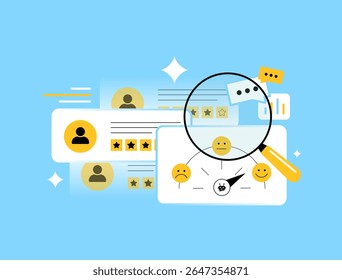 Emotion AI in customer service improves support by detecting user emotions through sentiment analysis. Emotion AI in customer service boosts experience using emotion detection technology illustration