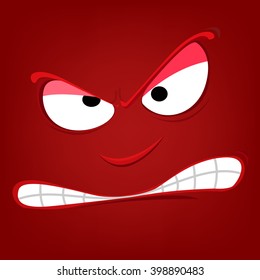 Emotion concept - Angry ,Illustration vector design
