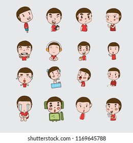 Emotion Cute boy