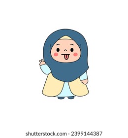 emotion cute little kids cartoon stand