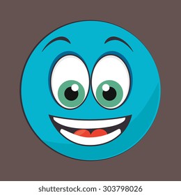 Emotion digital design, vector illustration eps 10.