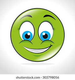 Emotion digital design, vector illustration eps 10.