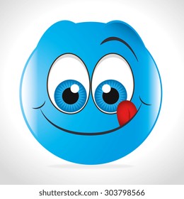 Emotion digital design, vector illustration eps 10.