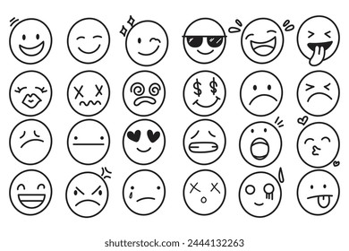 Emotion face clipart, Emoji faces, Cartoon face, Feeling clip art, Expression faces, Outline face