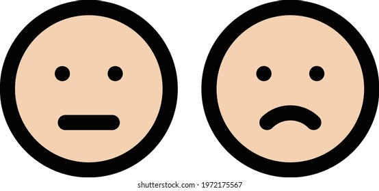 emotion face diversity vector line colour icon