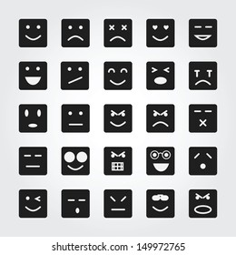 emotion face icons 
