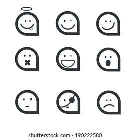 emotion face icons