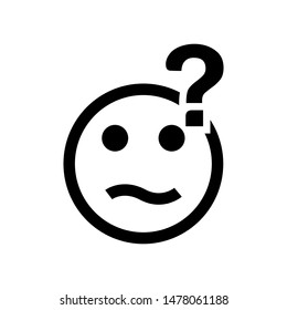 Emotion face symbol icon vector EPS 10 illustration
