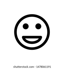 Emotion face symbol icon vector EPS 10 illustration