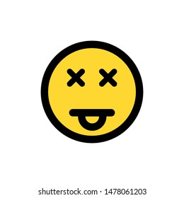 Emotion face symbol icon vector EPS 10 illustration