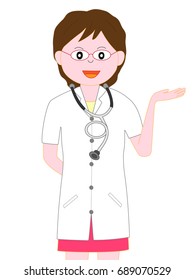 Emotion of female doctor.