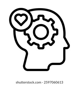 Emotion icon illustration in line style. Perfect for website mobile app presentation. Suitable for any user interface and user experience