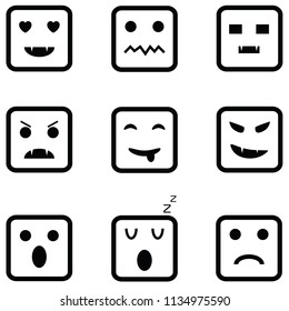 emotion icon set