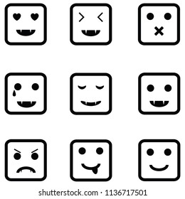 emotion icon set