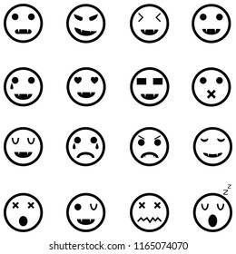 emotion icon set