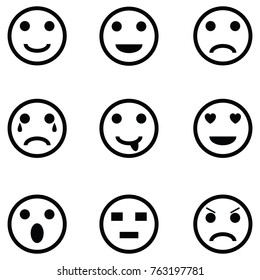 emotion icon set