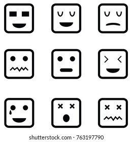 emotion icon set