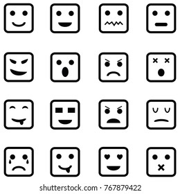 emotion icon set
