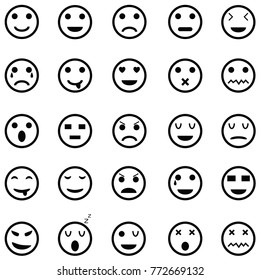 emotion icon set