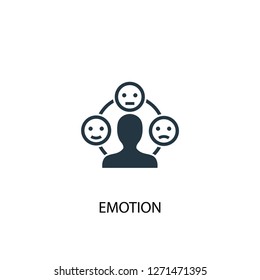 emotion icon. Simple element illustration. emotion concept symbol design. Can be used for web and mobile.