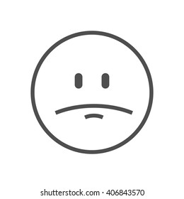 Emotion icon suitable for info graphics, websites and print media and  interfaces. Line vector icon.