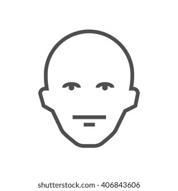 Emotion icon suitable for info graphics, websites and print media and  interfaces. Line vector icon.