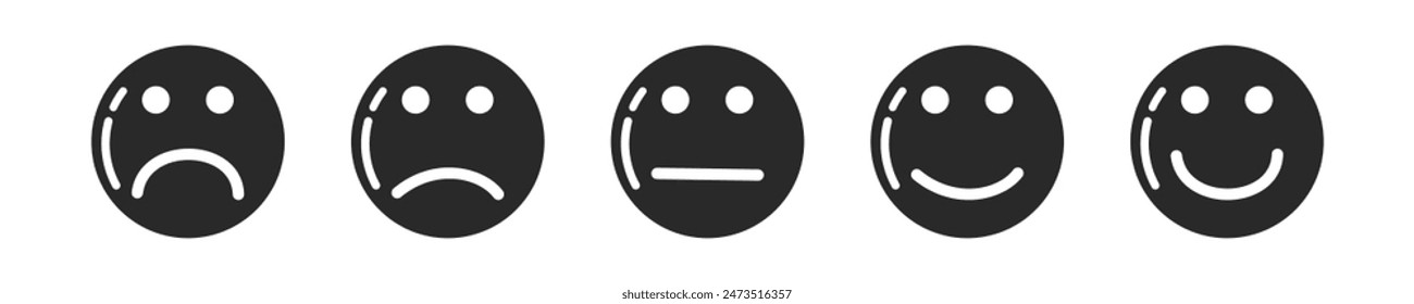 Emotion icon. Symbol for website, computer icon vector 