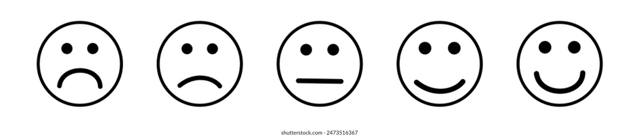 Emotion icon. Symbol for website, computer icon vector 