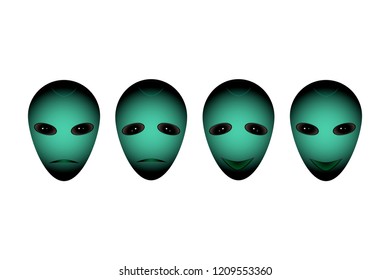 Emotion Icon in trendy flat style isolated on white background. Emotion set for your web site design and logo,