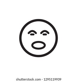 emotion icon in trendy flat style 